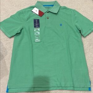 Izod Green Polo Shirt Classic Design
